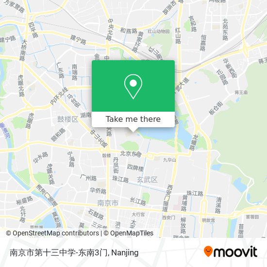 南京市第十三中学-东南3门 map