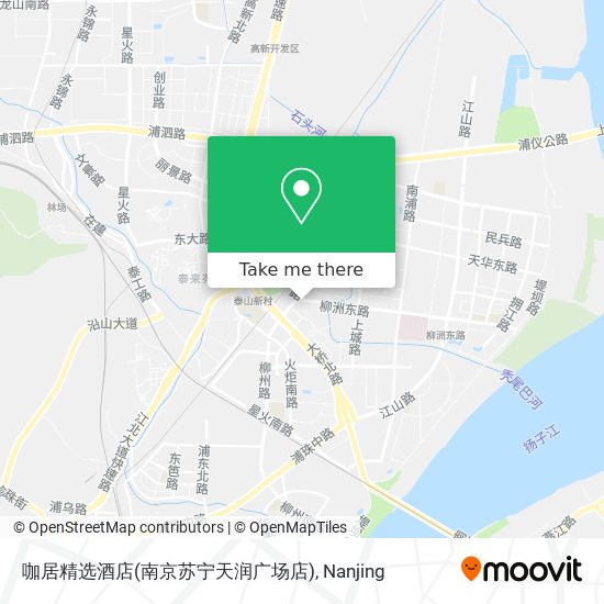 咖居精选酒店(南京苏宁天润广场店) map