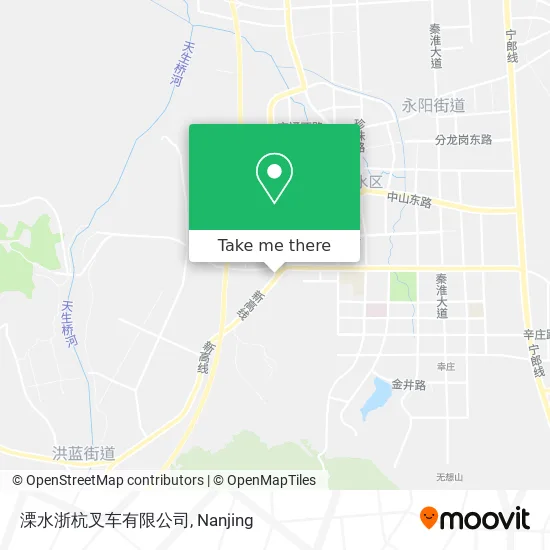 溧水浙杭叉车有限公司 map