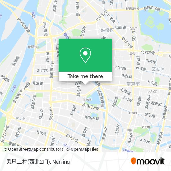 凤凰二村(西北2门) map