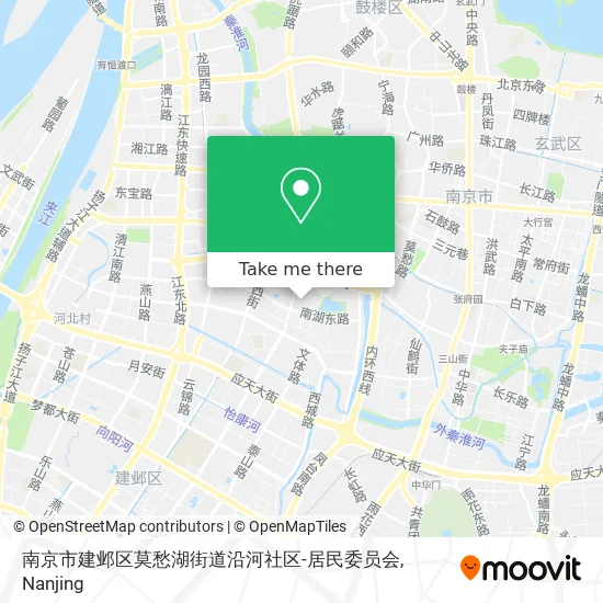 南京市建邺区莫愁湖街道沿河社区-居民委员会 map