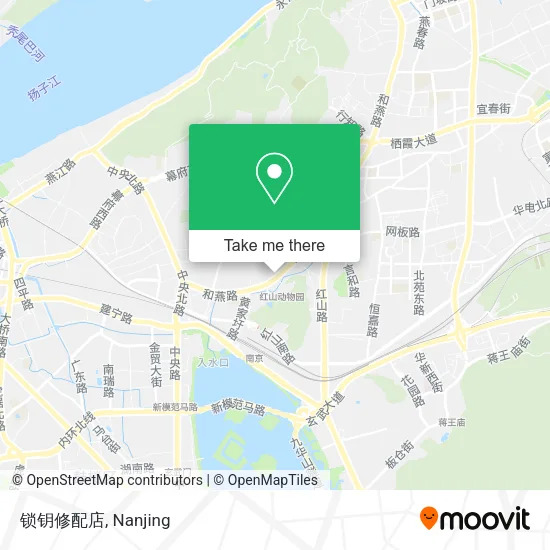 锁钥修配店 map