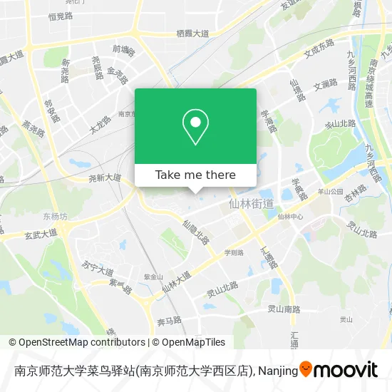 南京师范大学菜鸟驿站(南京师范大学西区店) map