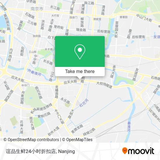 谊品生鲜24小时折扣店 map