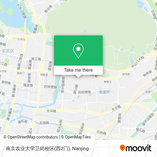 南京农业大学卫岗校区(西2门) map