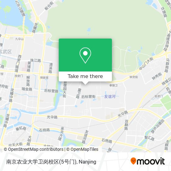 南京农业大学卫岗校区(5号门) map