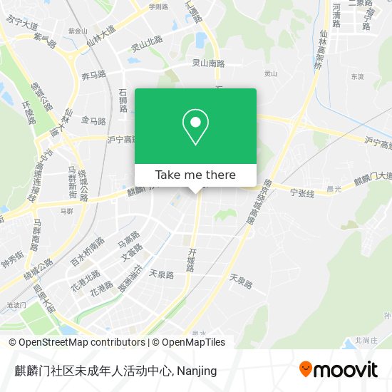 麒麟门社区未成年人活动中心 map