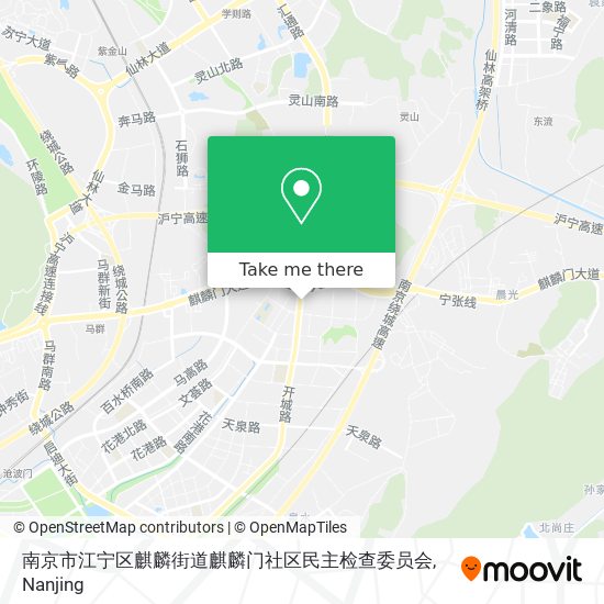 南京市江宁区麒麟街道麒麟门社区民主检查委员会 map