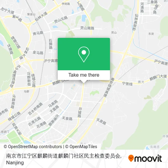 南京市江宁区麒麟街道麒麟门社区民主检查委员会 map