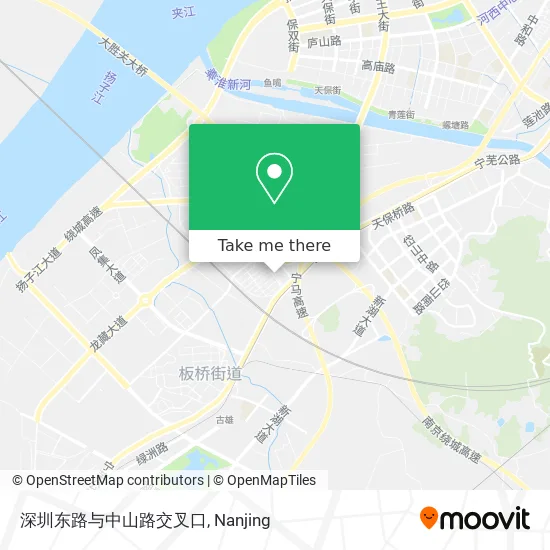 深圳东路与中山路交叉口 map