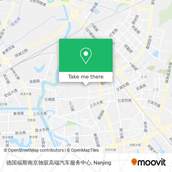 德国福斯南京驰驭高端汽车服务中心 map