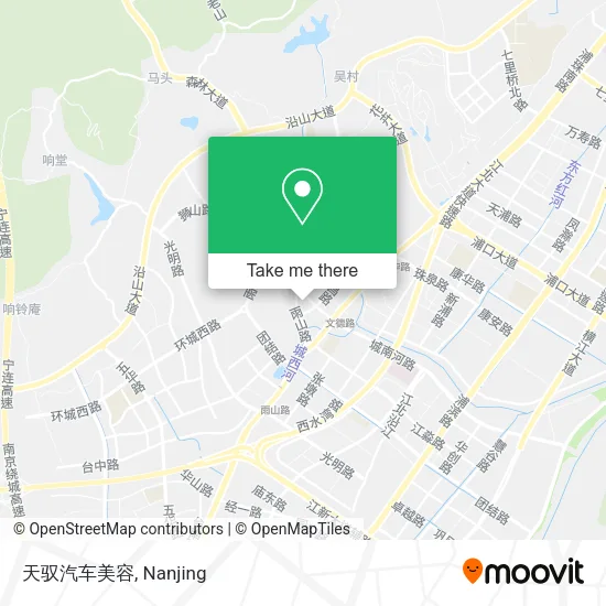 天驭汽车美容 map