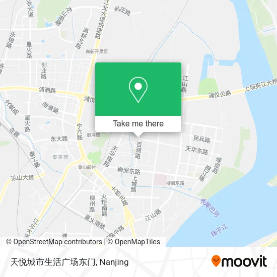 天悦城市生活广场东门 map