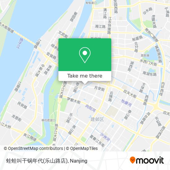 蛙蛙叫干锅年代(乐山路店) map