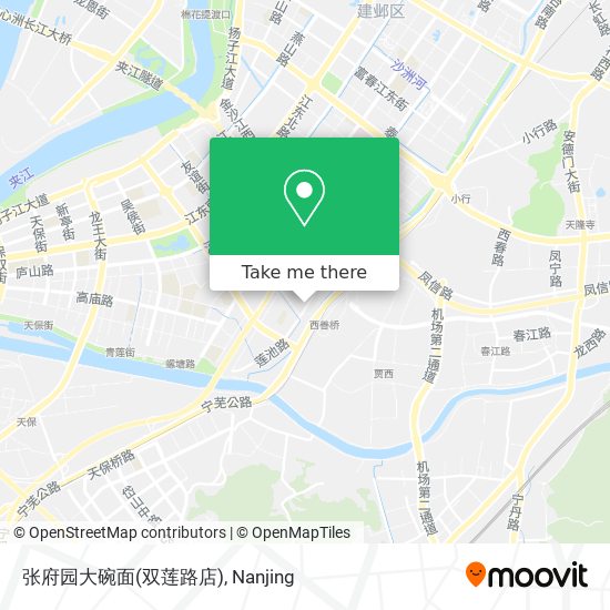张府园大碗面(双莲路店) map