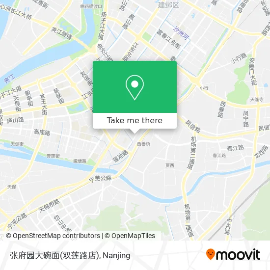 张府园大碗面(双莲路店) map