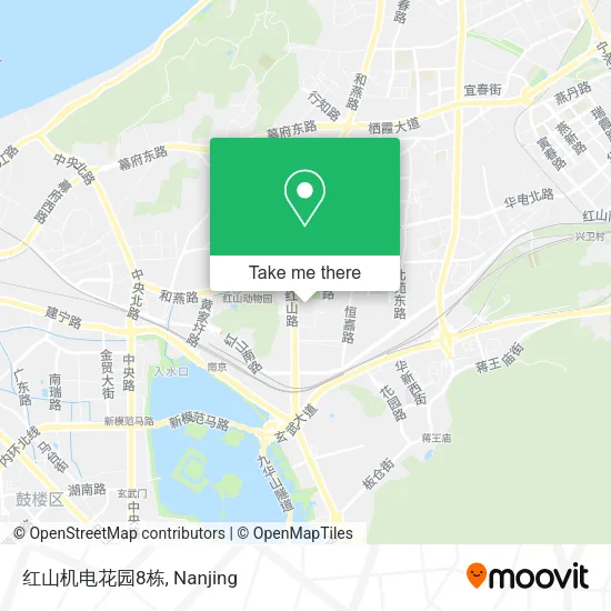 红山机电花园8栋 map