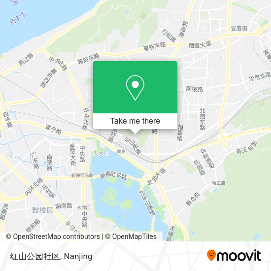 红山公园社区 map