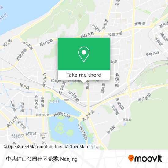 中共红山公园社区党委 map