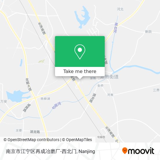 南京市江宁区再成冶磨厂-西北门 map