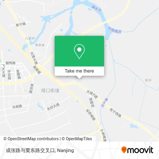 成张路与栗东路交叉口 map