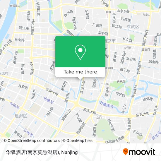 华驿酒店(南京莫愁湖店) map