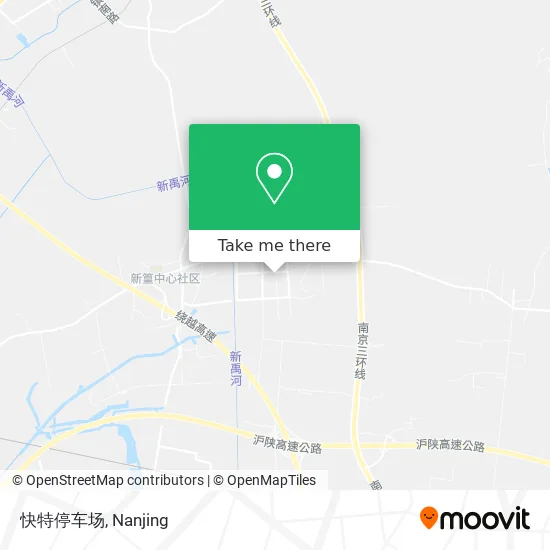 快特停车场 map