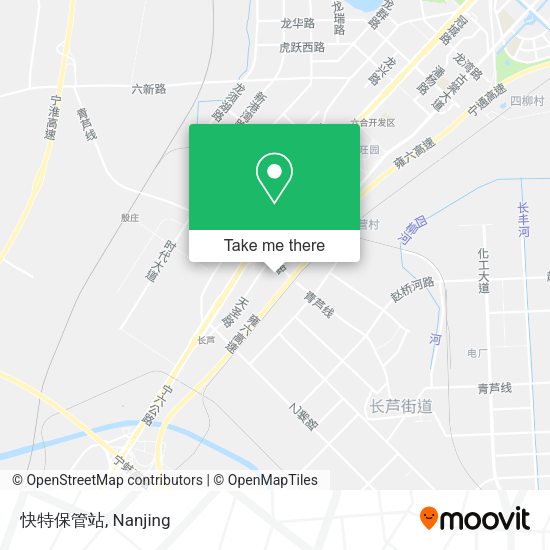 快特保管站 map