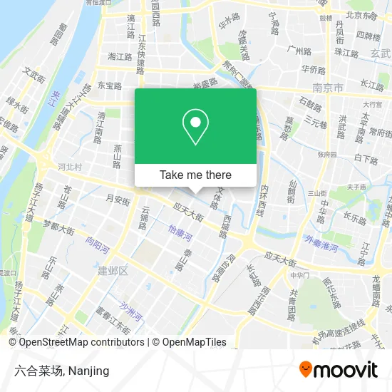 六合菜场 map