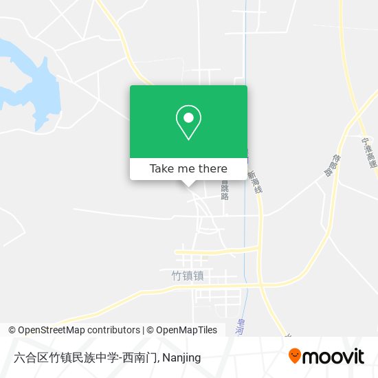 六合区竹镇民族中学-西南门 map