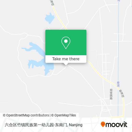 六合区竹镇民族第一幼儿园-东南门 map
