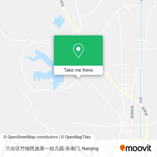 六合区竹镇民族第一幼儿园-东南门 map