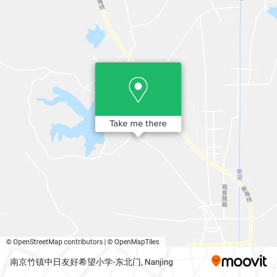 南京竹镇中日友好希望小学-东北门 map