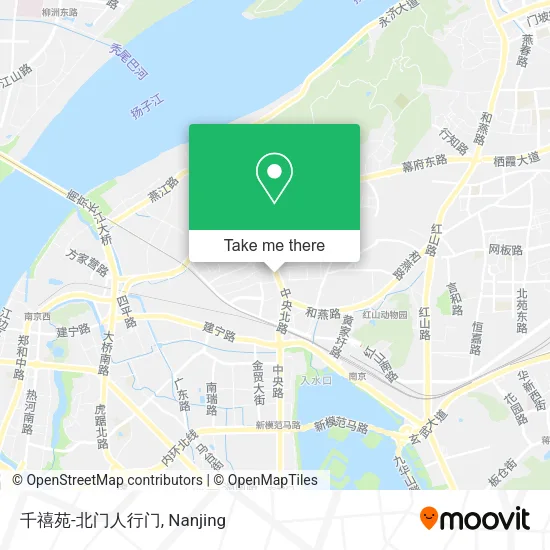 千禧苑-北门人行门 map