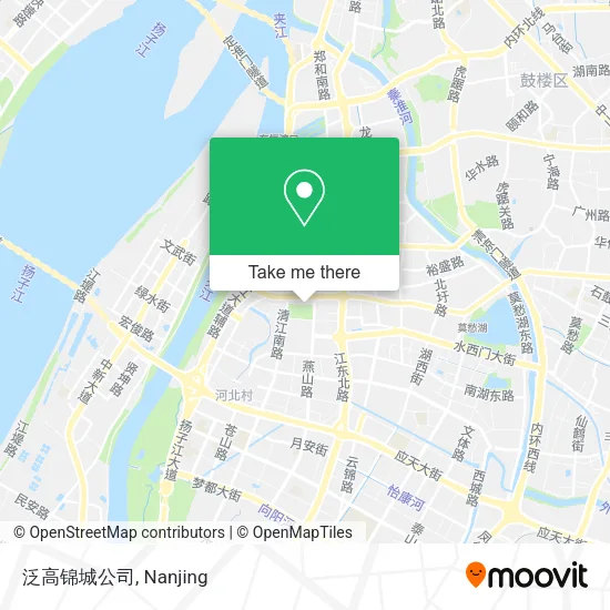 泛高锦城公司 map