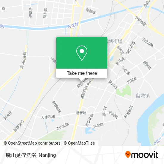晓山足疗洗浴 map