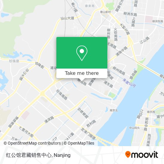 红公馆君藏销售中心 map