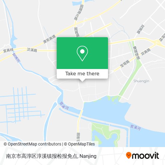 南京市高淳区淳溪镇报检报免点 map