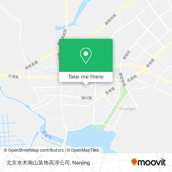 北京水木南山装饰高淳公司 map