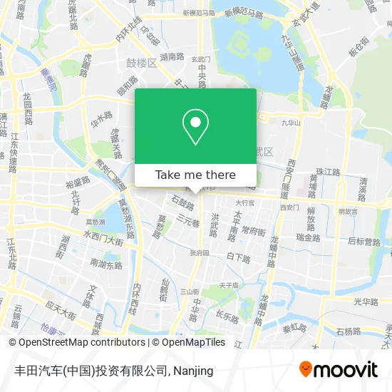 丰田汽车(中国)投资有限公司 map