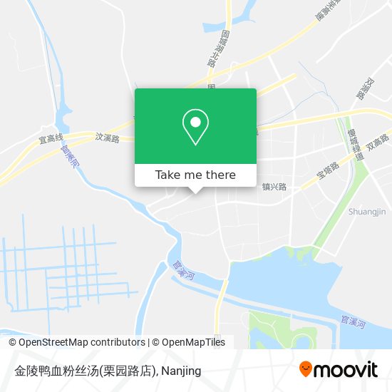 金陵鸭血粉丝汤(栗园路店) map