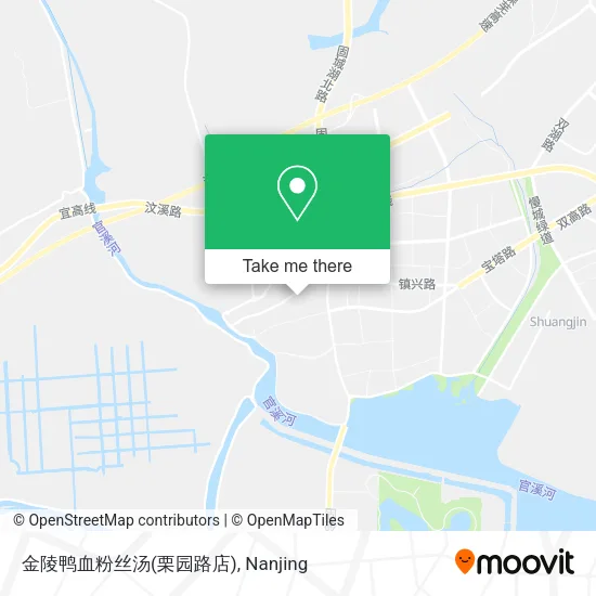 金陵鸭血粉丝汤(栗园路店) map