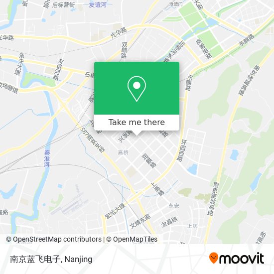 南京蓝飞电子 map