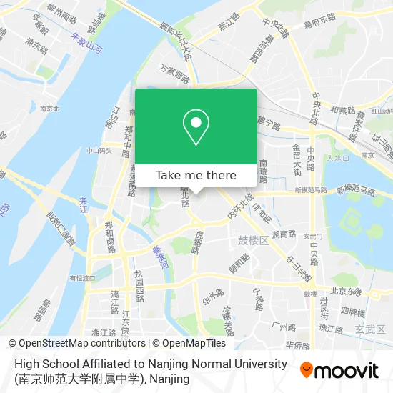 High School Affiliated to Nanjing Normal University (南京师范大学附属中学) map