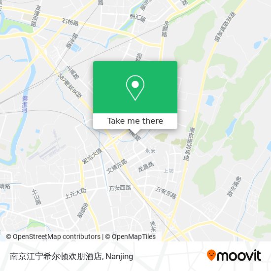 南京江宁希尔顿欢朋酒店 map
