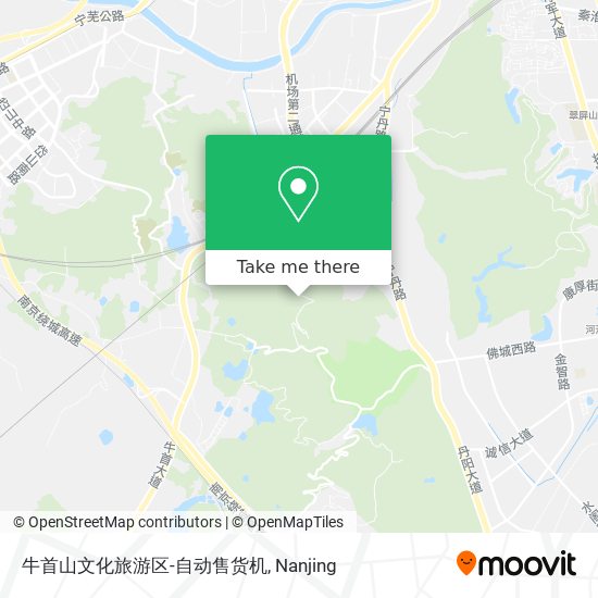 牛首山文化旅游区-自动售货机 map