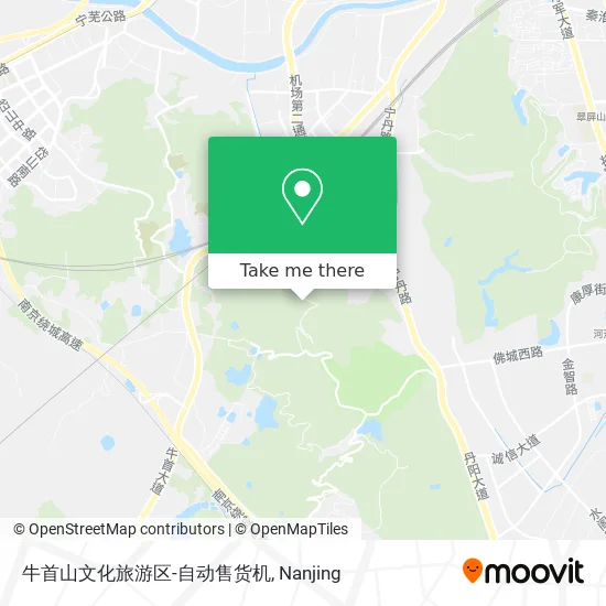 牛首山文化旅游区-自动售货机 map