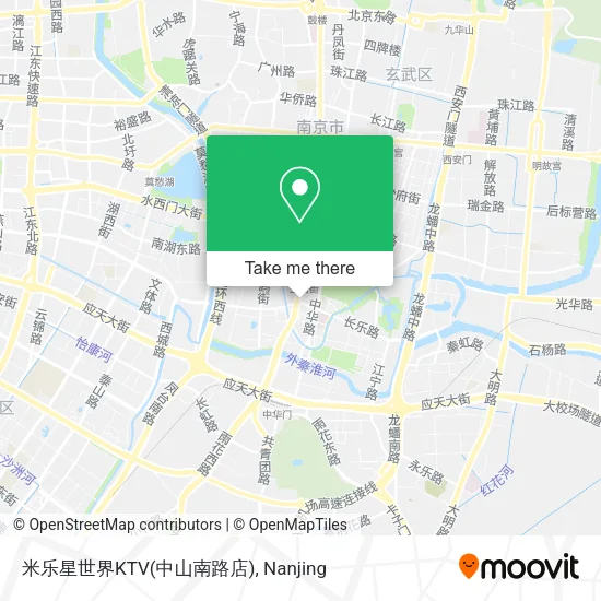 米乐星世界KTV(中山南路店) map