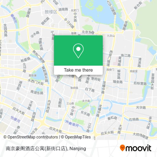 南京豪阁酒店公寓(新街口店) map