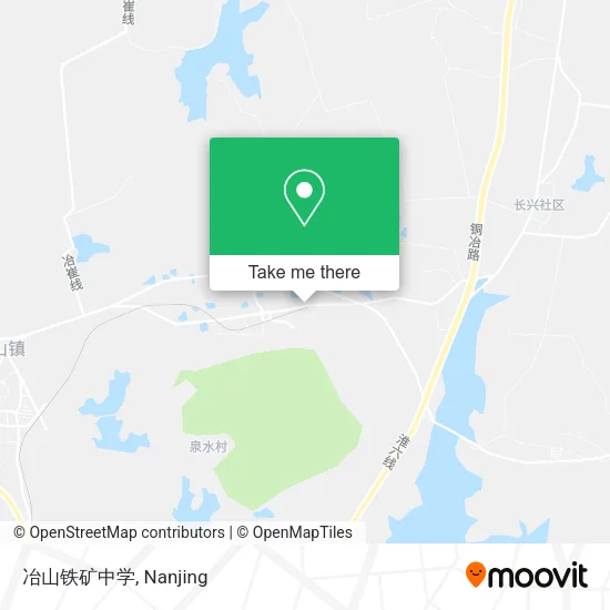 冶山铁矿中学 map
